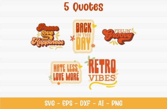 Peace Retro Quotes Review