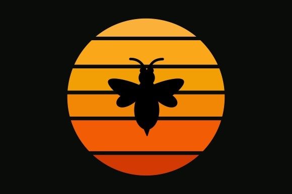 Retro Sun with Vector Autumn SVG
